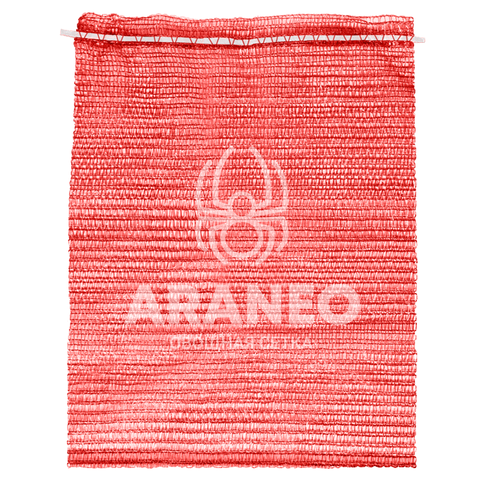 Сетка овощная Araneo красная 45х75 см (до 30 кг) 